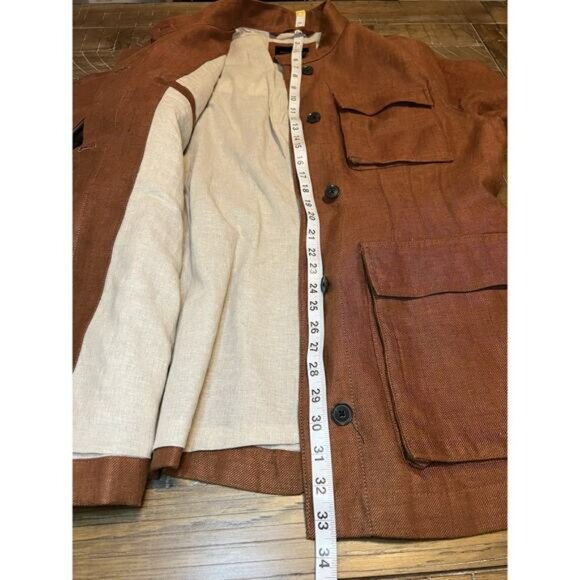 Banana Republic Women’s Arielle Linen Blend Jacket Size Large EUC - Picture 13 of 14